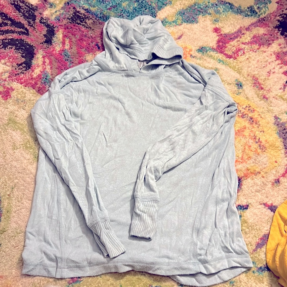 Soft hooded sweater